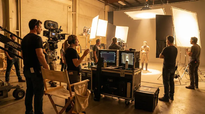 国产精品国际化专业拍摄团队合作现场